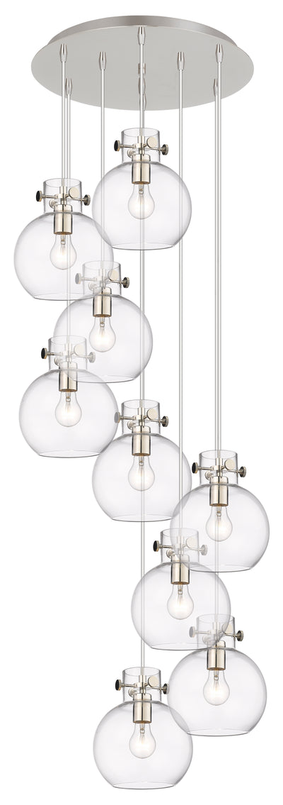 Downtown Urban Multi Pendant Brushed Brass