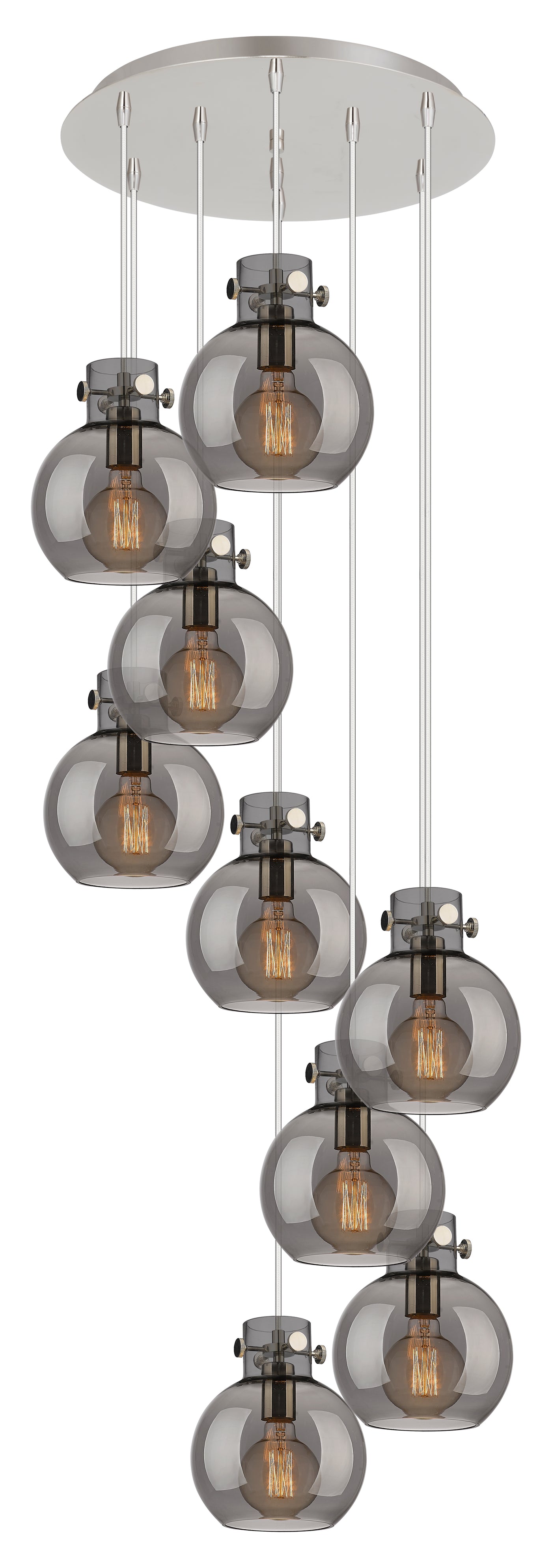 Downtown Urban Multi Pendant Brushed Brass