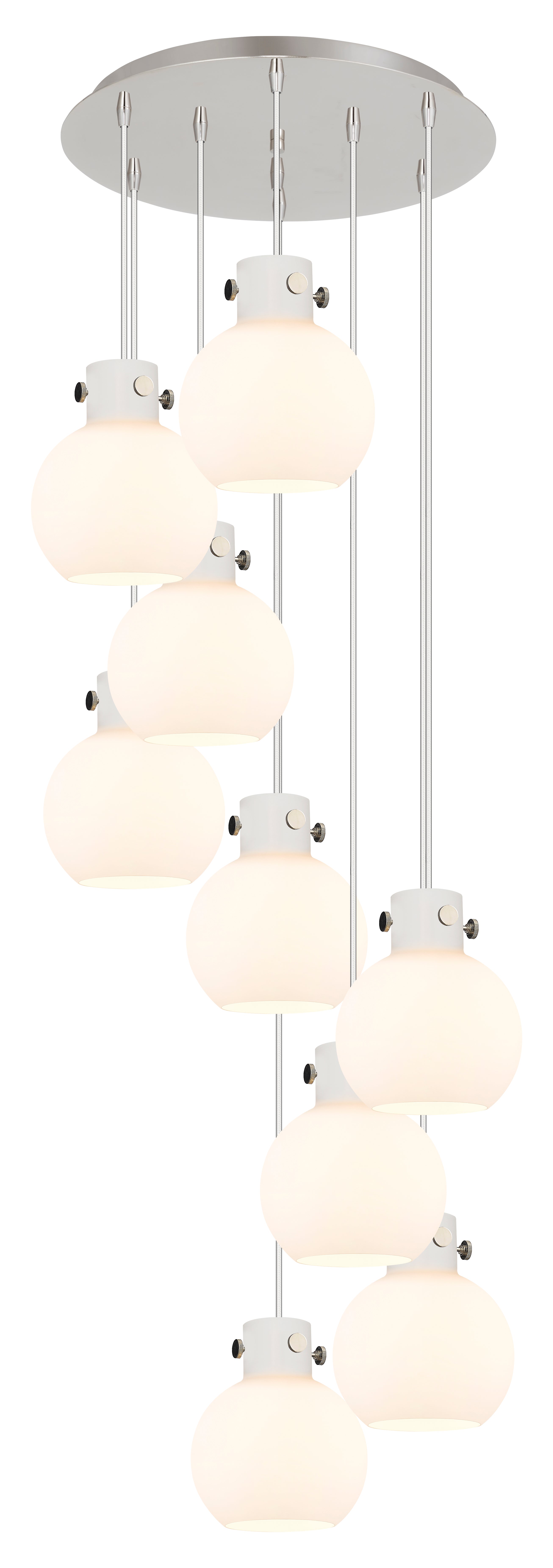 Downtown Urban Multi Pendant Brushed Brass