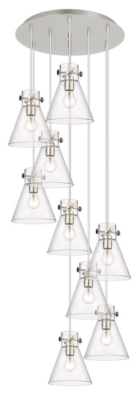 Downtown Urban Multi Pendant Brushed Brass