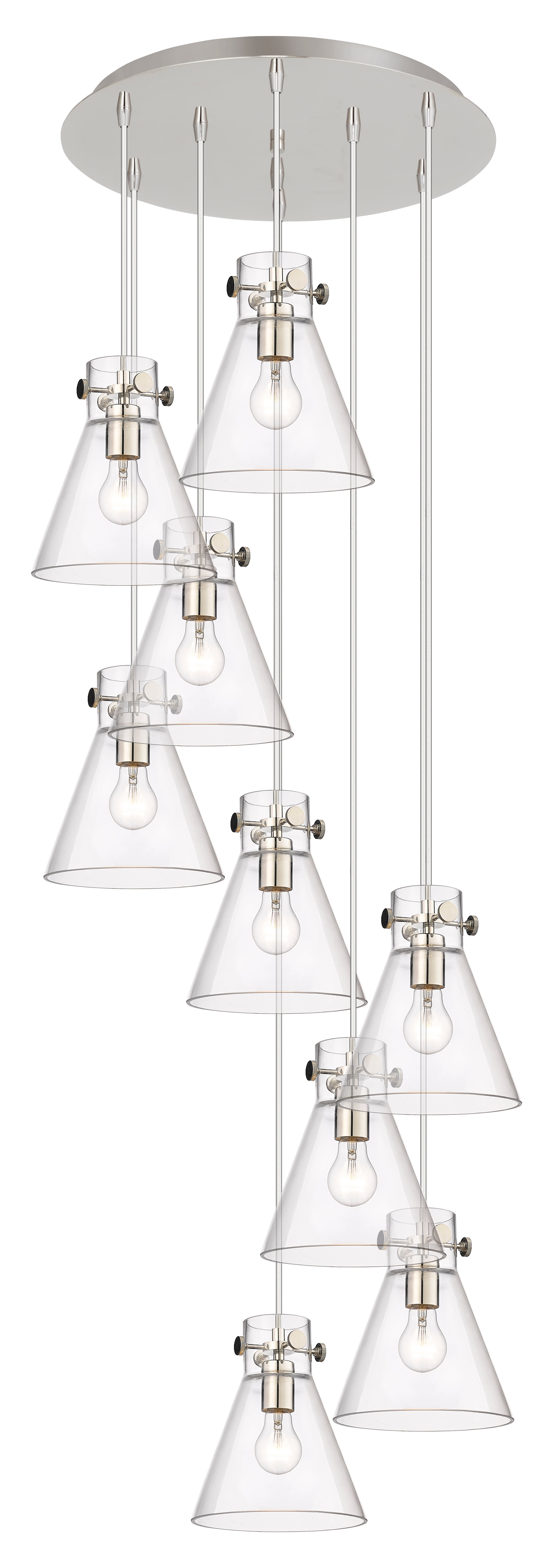 Downtown Urban Multi Pendant Brushed Brass