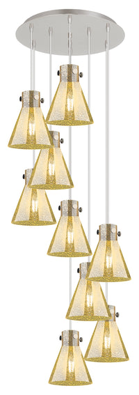 Downtown Urban Multi Pendant Brushed Brass