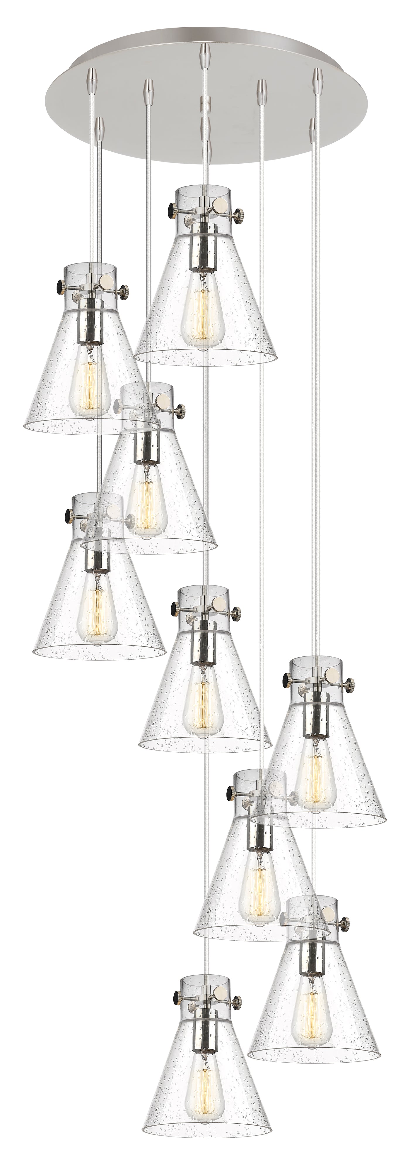 Downtown Urban Multi Pendant Brushed Brass