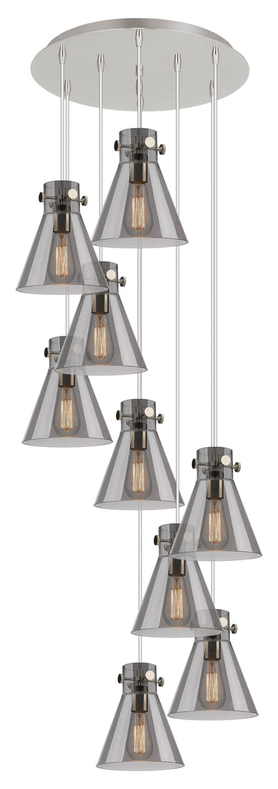 Downtown Urban Multi Pendant Brushed Brass