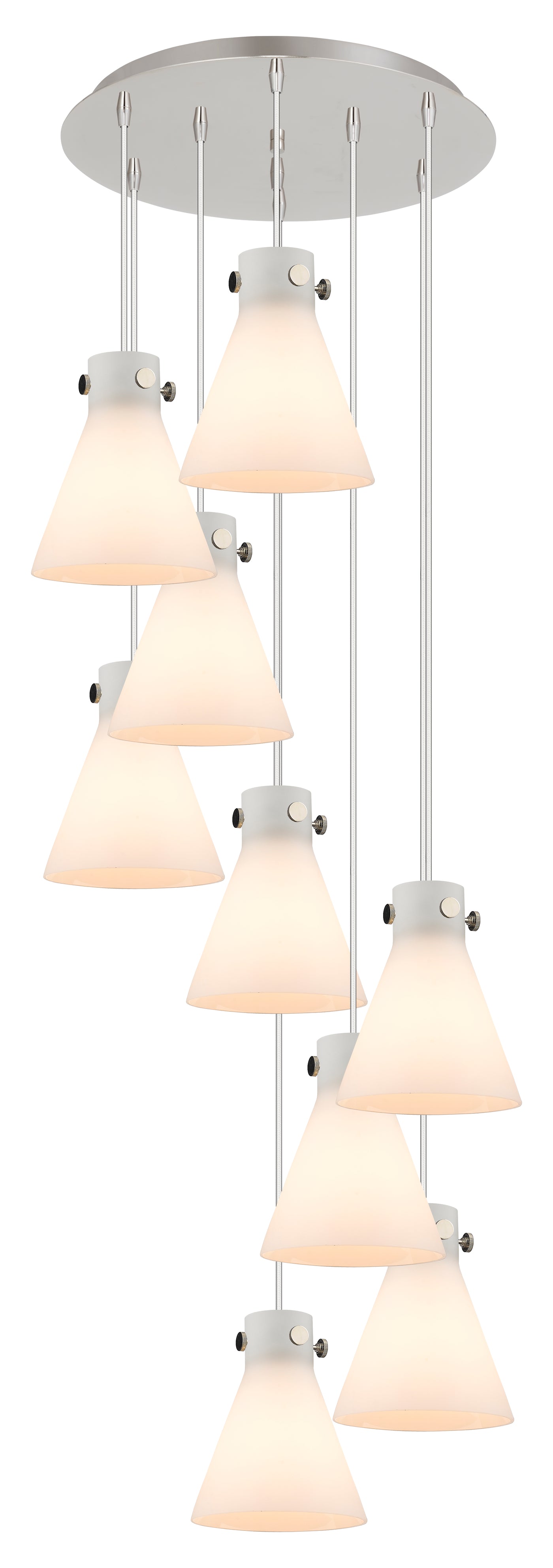 Downtown Urban Multi Pendant Brushed Brass