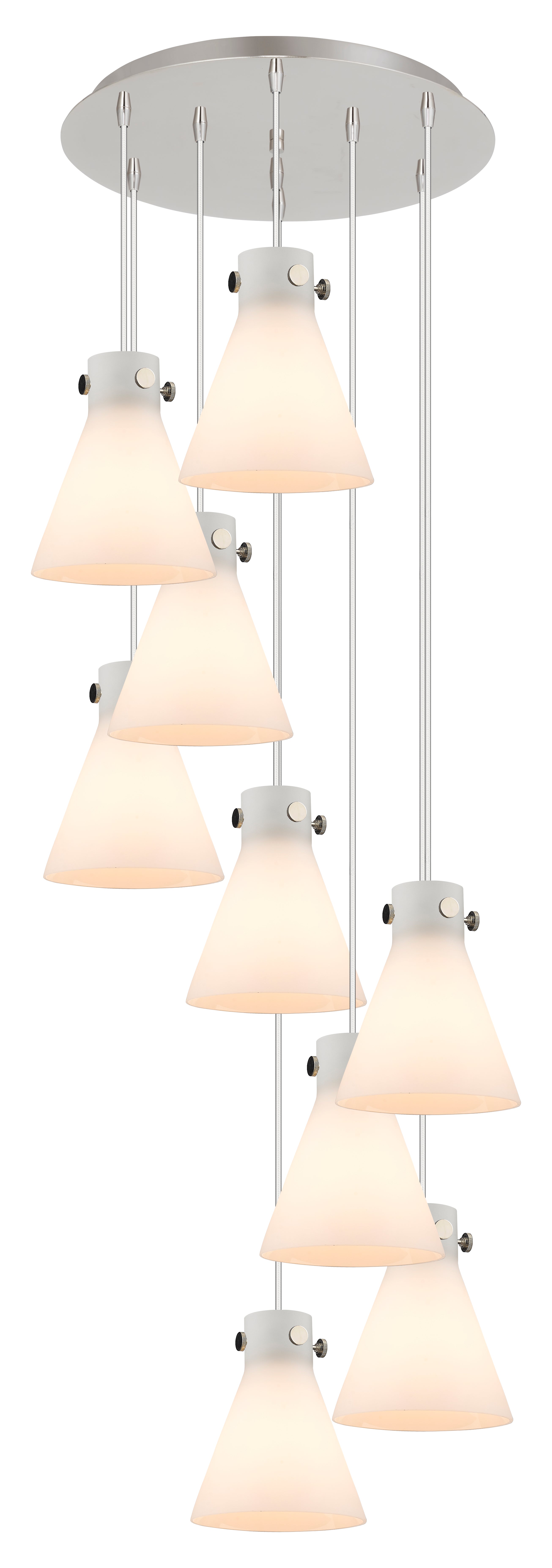 Downtown Urban Multi Pendant Brushed Brass