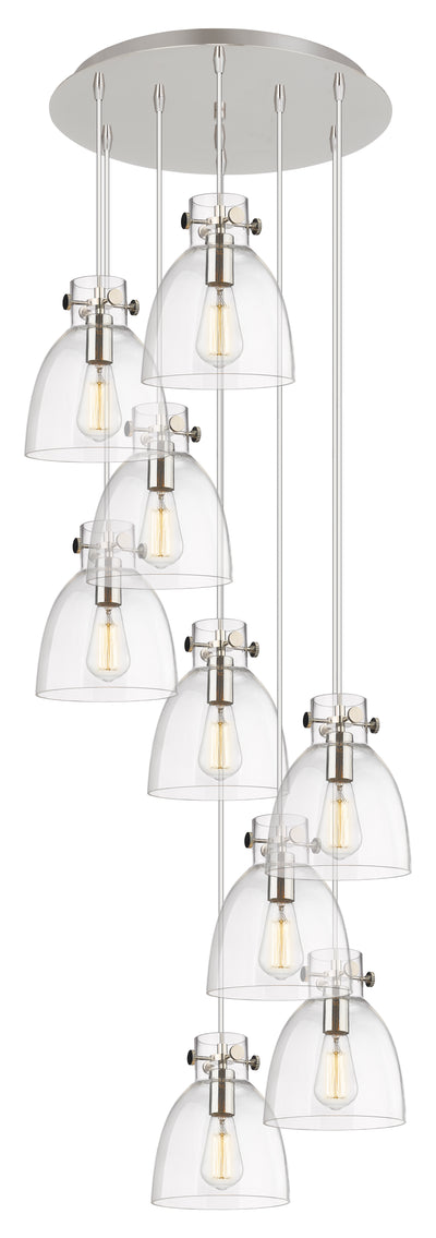 Downtown Urban Multi Pendant Brushed Brass