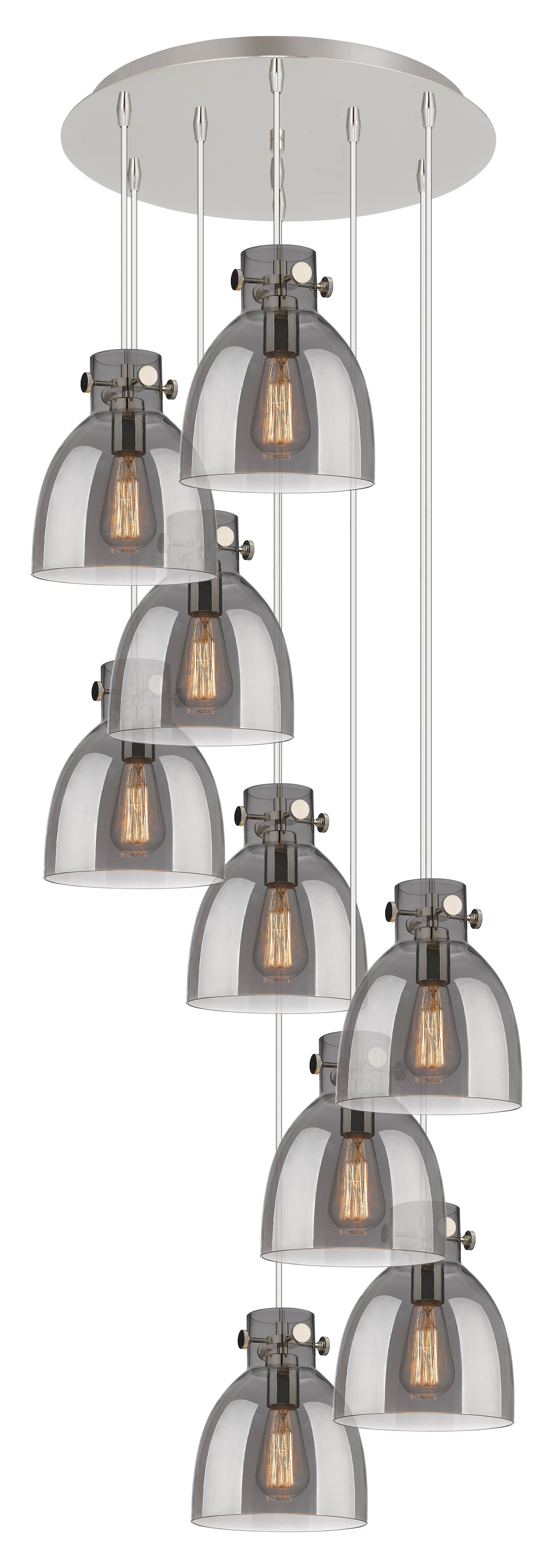 Downtown Urban Multi Pendant Brushed Brass