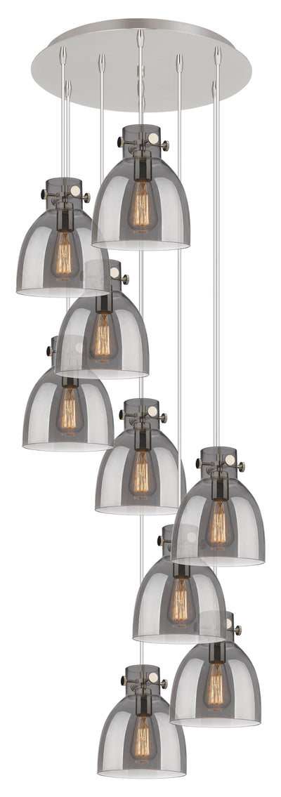 Downtown Urban Multi Pendant Brushed Brass
