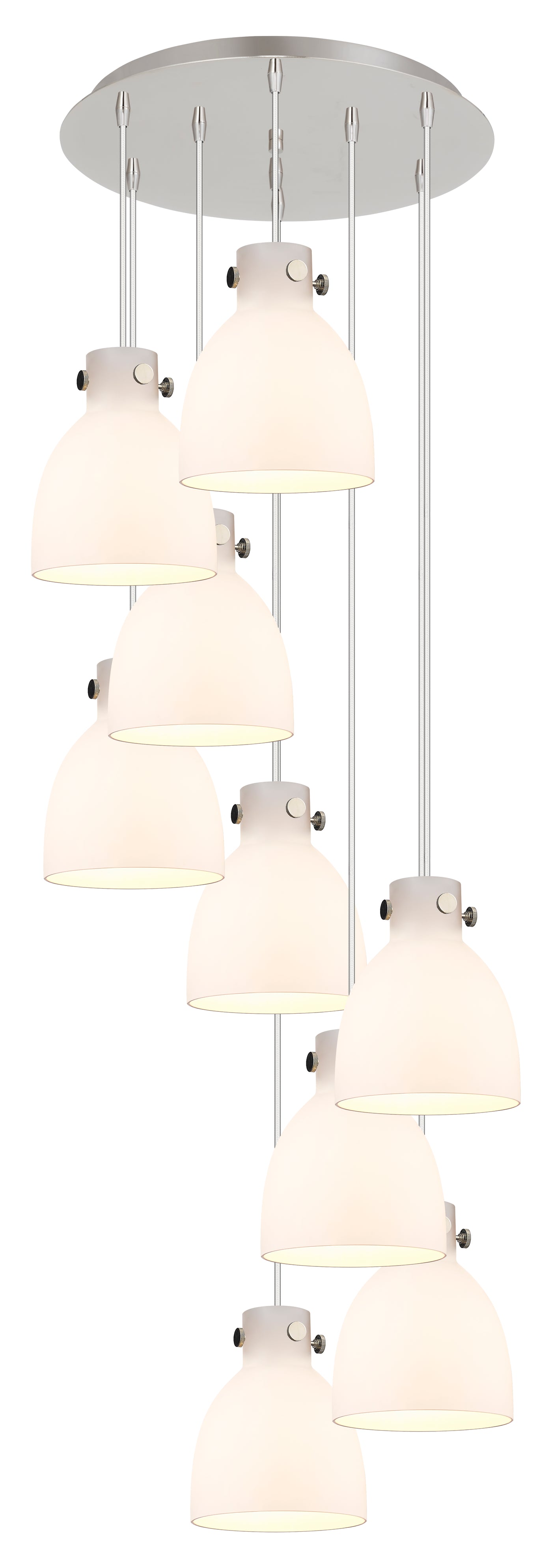 Downtown Urban Multi Pendant Brushed Brass