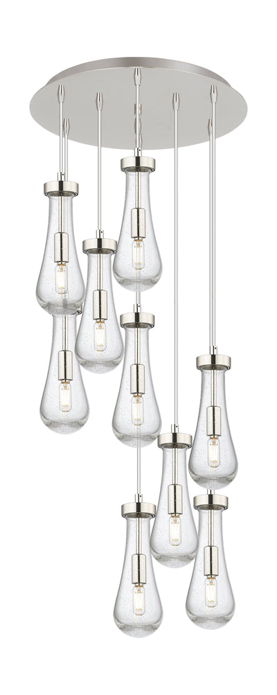 Downtown Urban Multi Pendant Brushed Brass