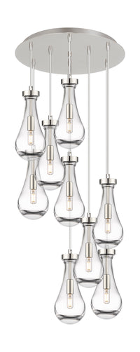 Downtown Urban Multi Pendant Brushed Brass