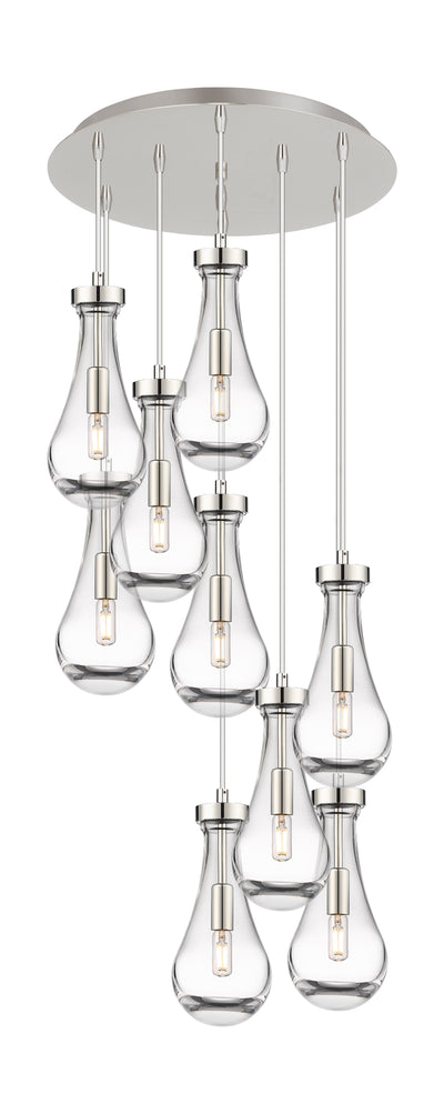 Downtown Urban Multi Pendant Brushed Brass