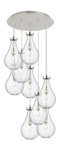 Downtown Urban Multi Pendant Brushed Brass
