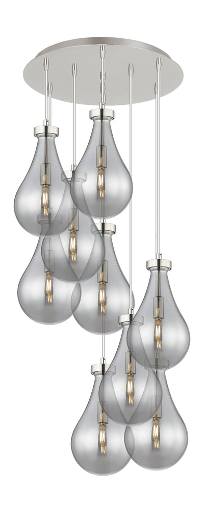 Downtown Urban Multi Pendant Brushed Brass