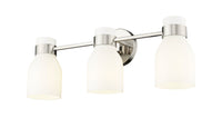 22.5'' Corella Polished Nickel 3 Light Bath Vanity