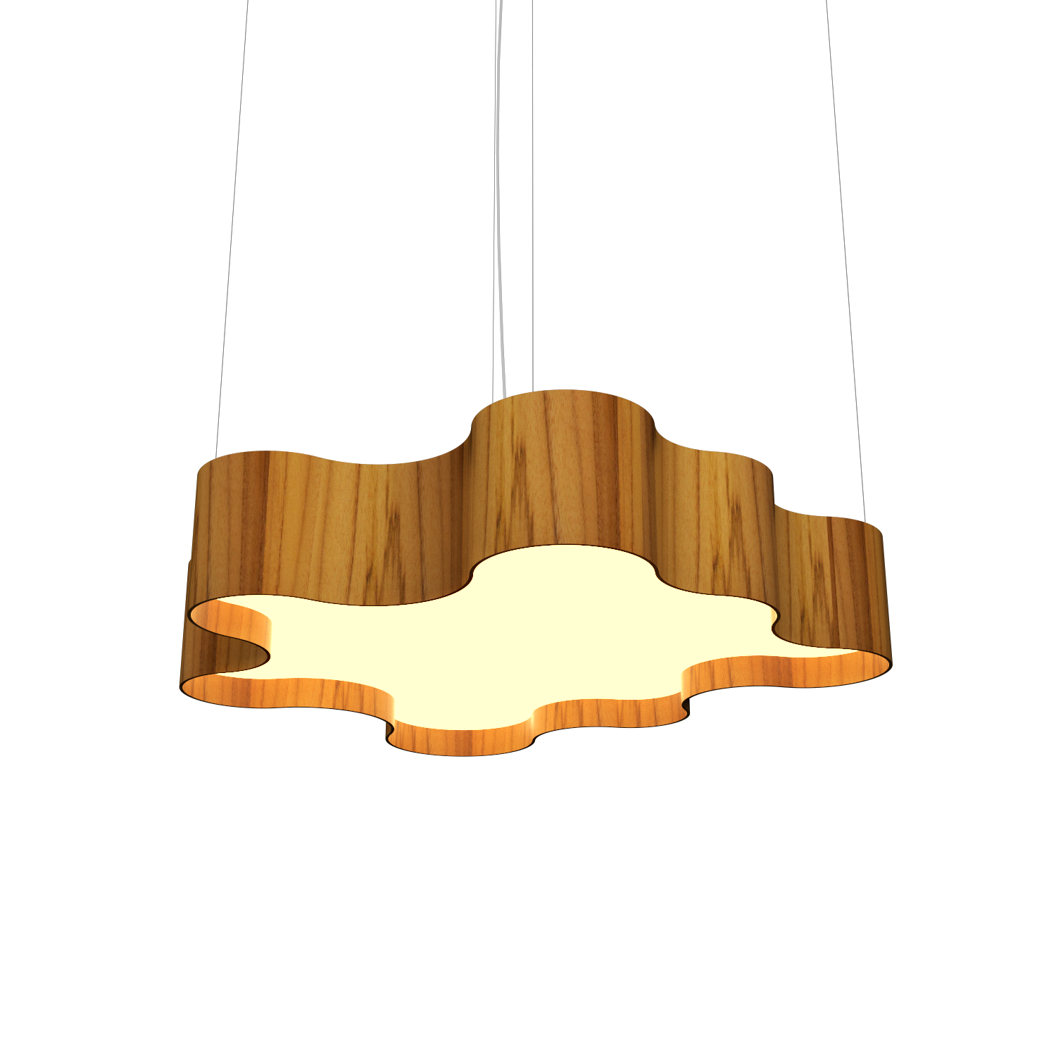 7.87'' Handcrafted Organic LED Accord Pendant Light