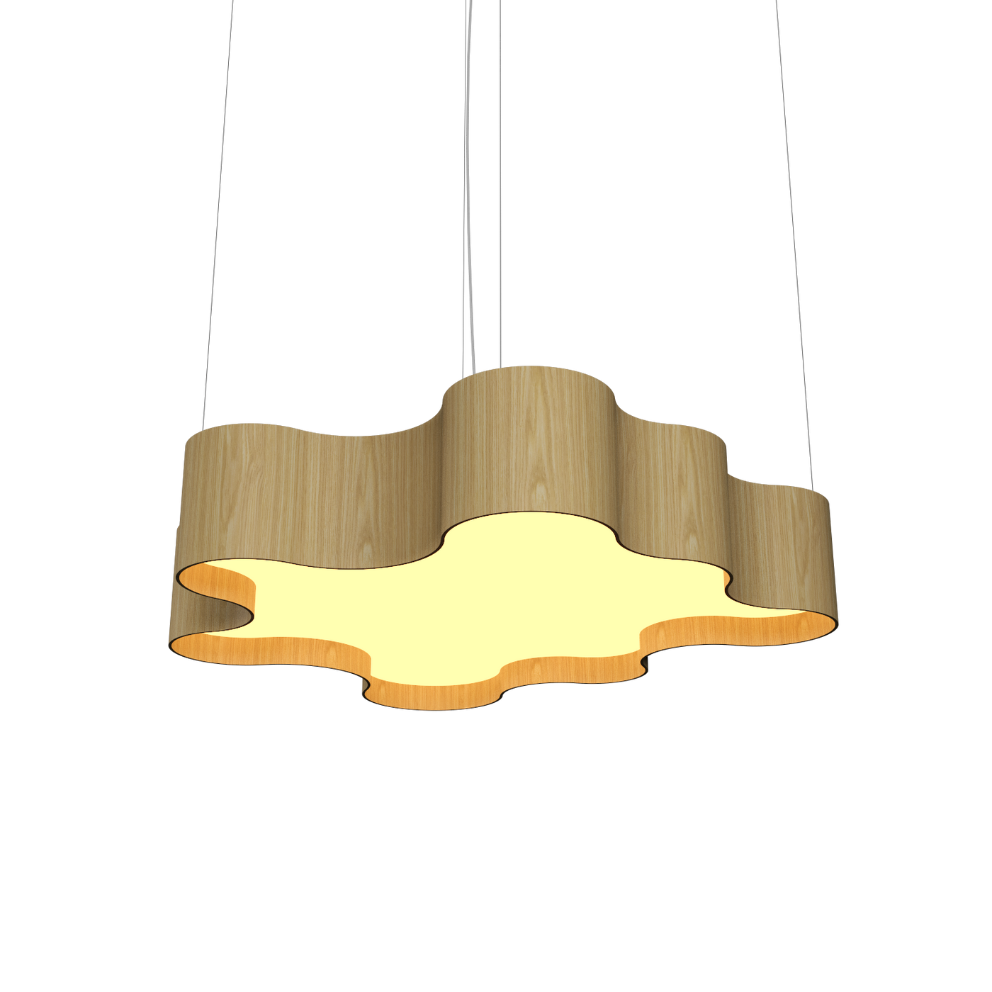 7.87'' Handcrafted Organic LED Accord Pendant Light