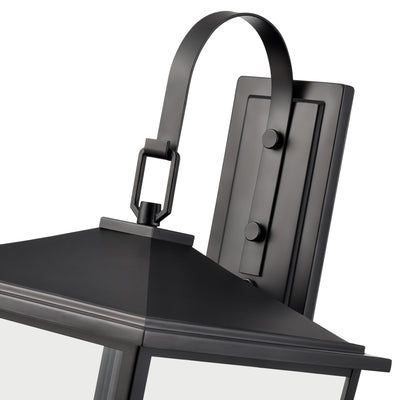 13'' Fetterton Powder Coated Black 4 Light Wall Sconce