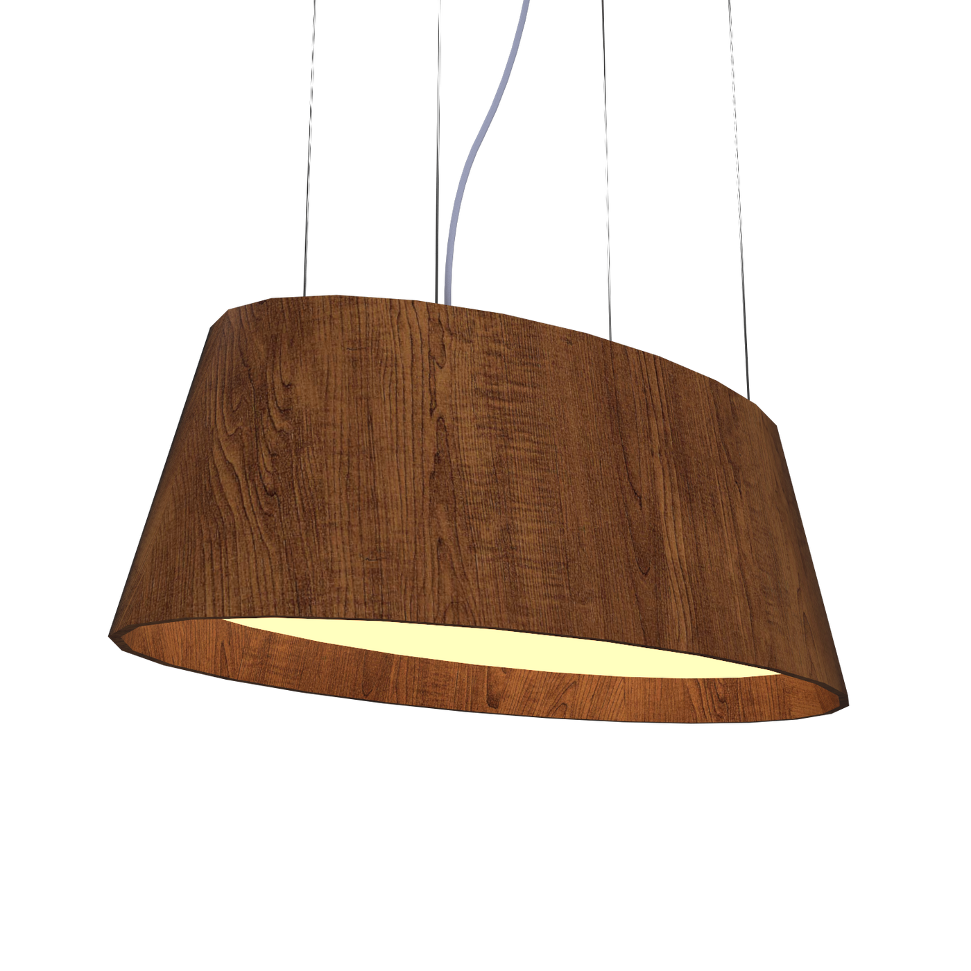 9.84'' Modern Oval LED Accord Pendant Light