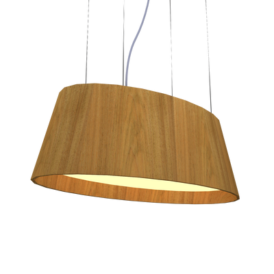9.84'' Modern Oval LED Accord Pendant Light