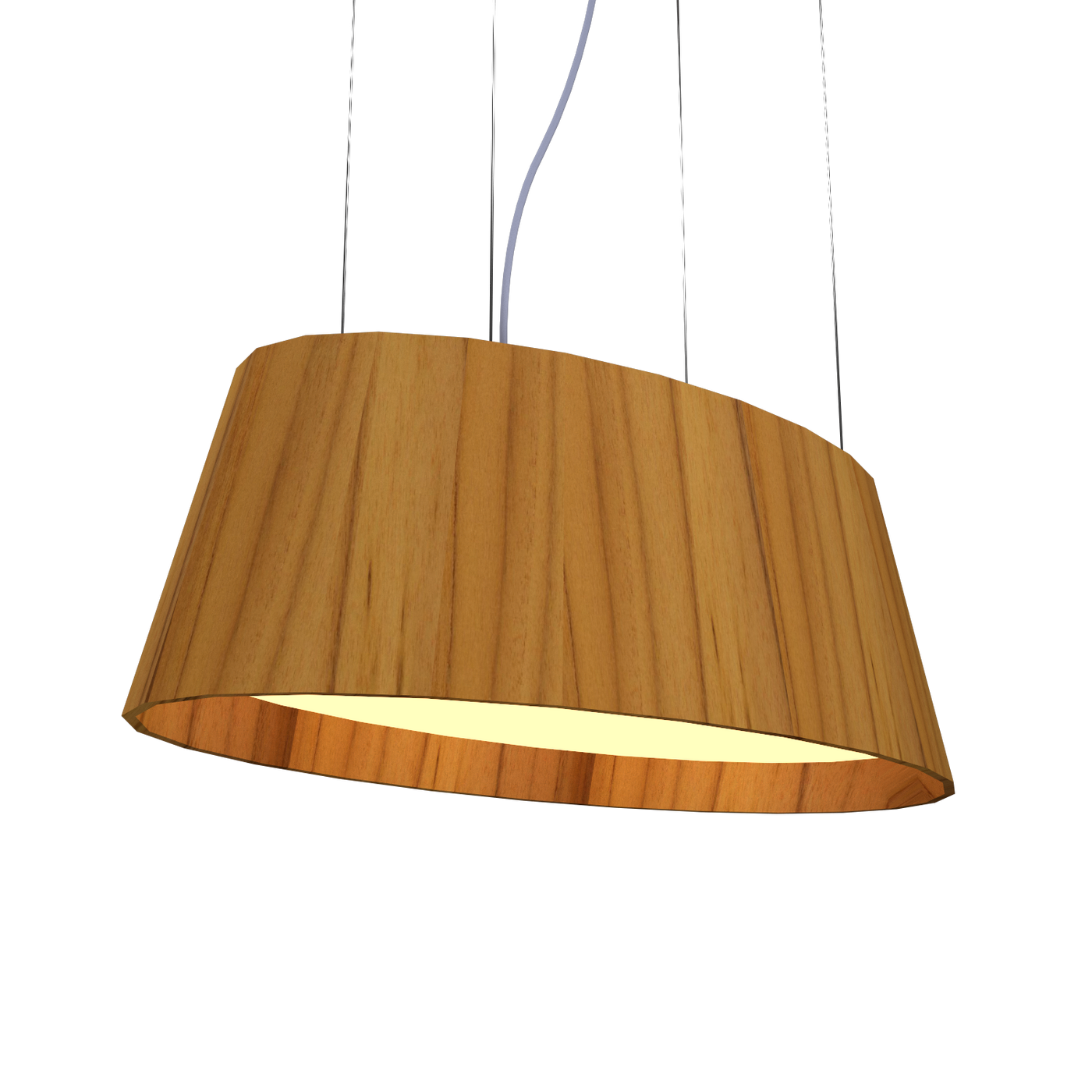 9.84'' Modern Oval LED Accord Pendant Light