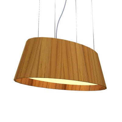 9.84'' Modern Oval LED Accord Pendant Light