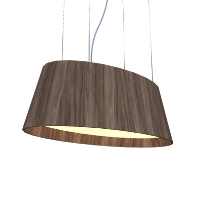 9.84'' Modern Oval LED Accord Pendant Light