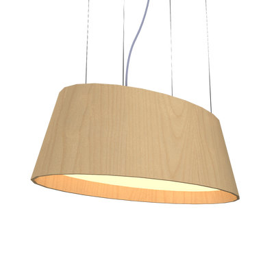 9.84'' Modern Oval LED Accord Pendant Light
