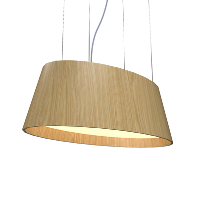 9.84'' Modern Oval LED Accord Pendant Light