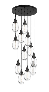 Downtown Urban Multi Pendant Brushed Brass