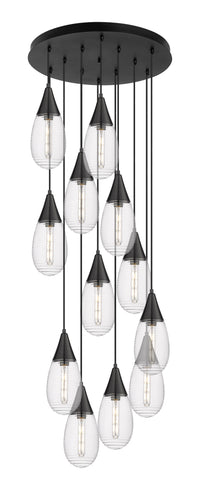 Downtown Urban Multi Pendant Brushed Brass