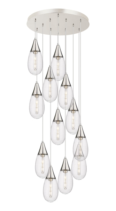 Downtown Urban Multi Pendant Brushed Brass