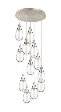Downtown Urban Multi Pendant Brushed Brass