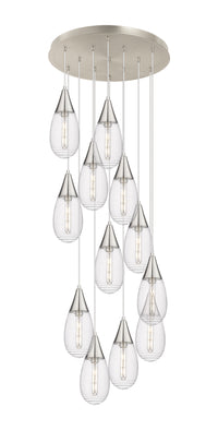 Downtown Urban Multi Pendant Brushed Brass