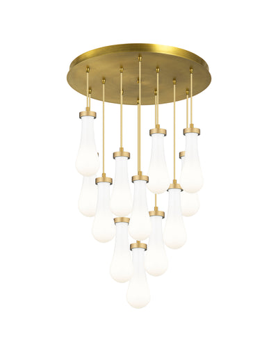Downtown Urban Multi Pendant Brushed Brass