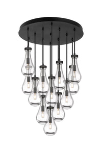 Downtown Urban Multi Pendant Brushed Brass