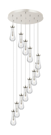 Downtown Urban Multi Pendant Brushed Brass