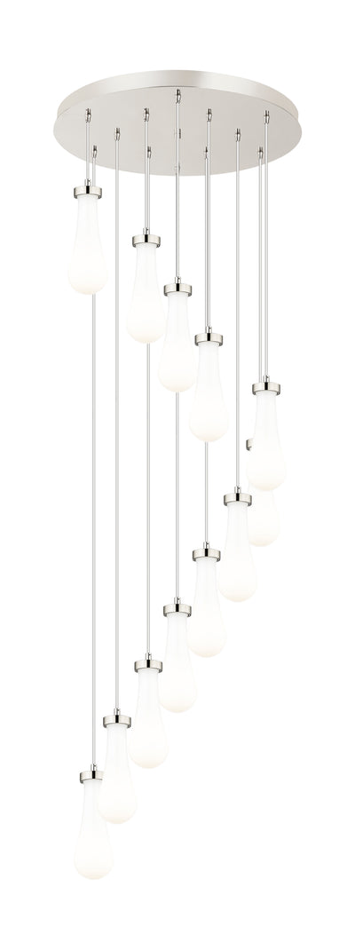 Downtown Urban Multi Pendant Brushed Brass