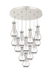 Downtown Urban Multi Pendant Brushed Brass