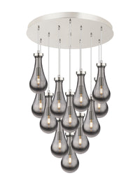 Downtown Urban Multi Pendant Brushed Brass