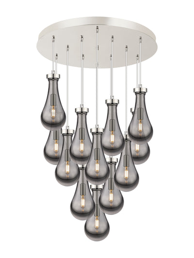 Downtown Urban Multi Pendant Brushed Brass