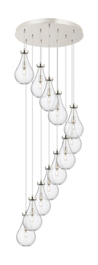 Downtown Urban Multi Pendant Brushed Brass