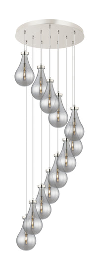 Downtown Urban Multi Pendant Brushed Brass