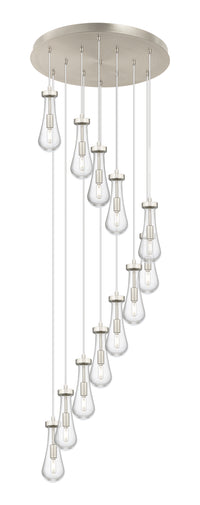 Downtown Urban Multi Pendant Brushed Brass