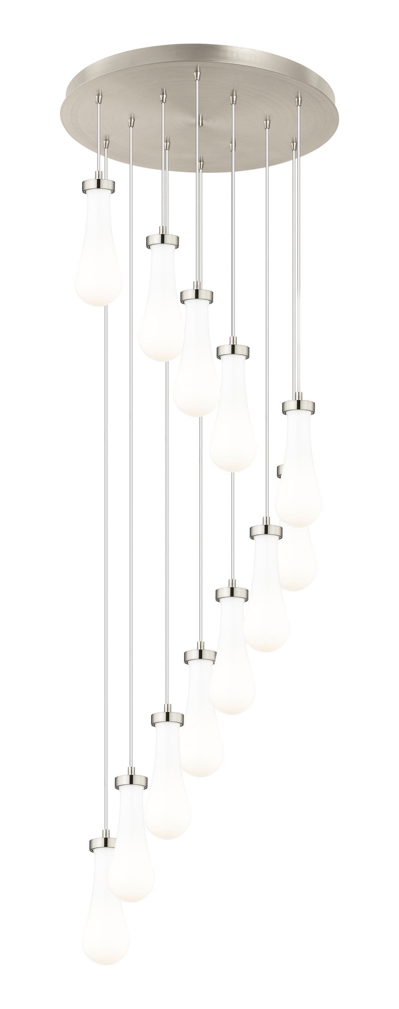 Downtown Urban Multi Pendant Brushed Brass