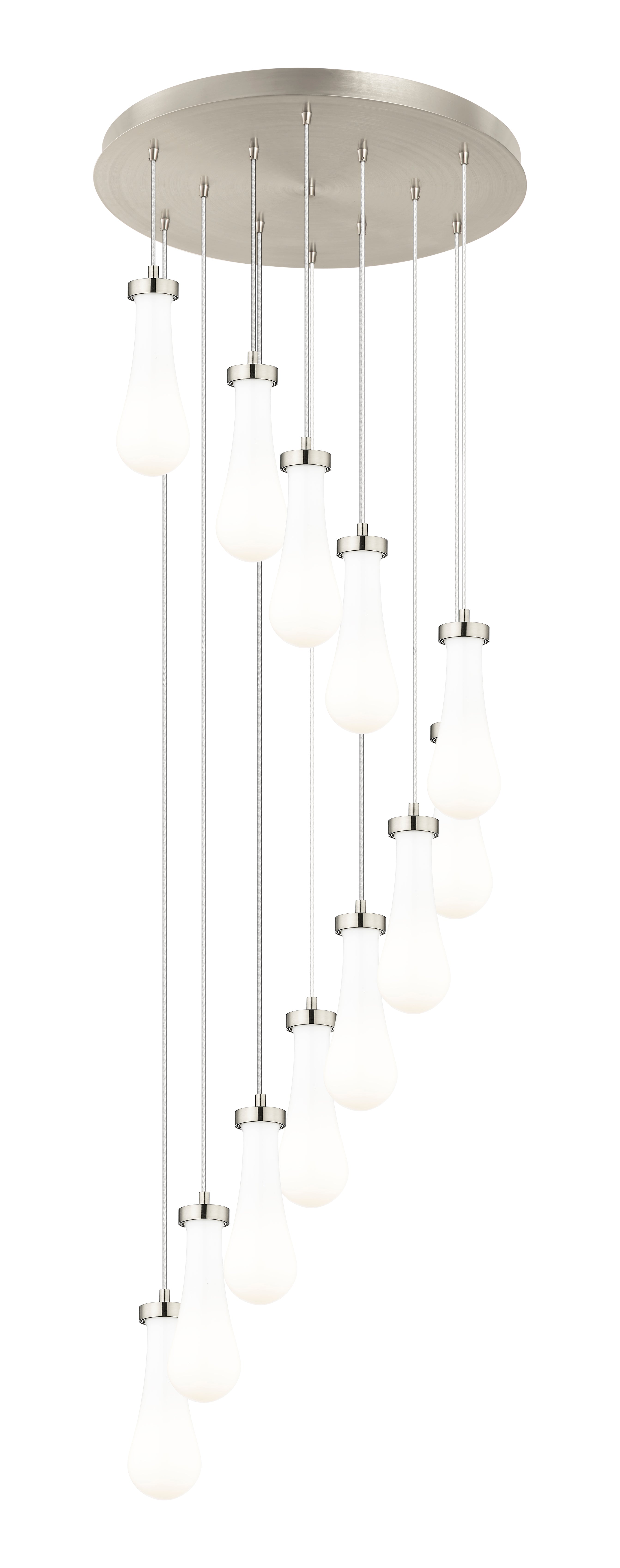 Downtown Urban Multi Pendant Brushed Brass