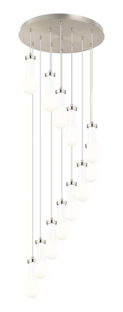 Downtown Urban Multi Pendant Brushed Brass