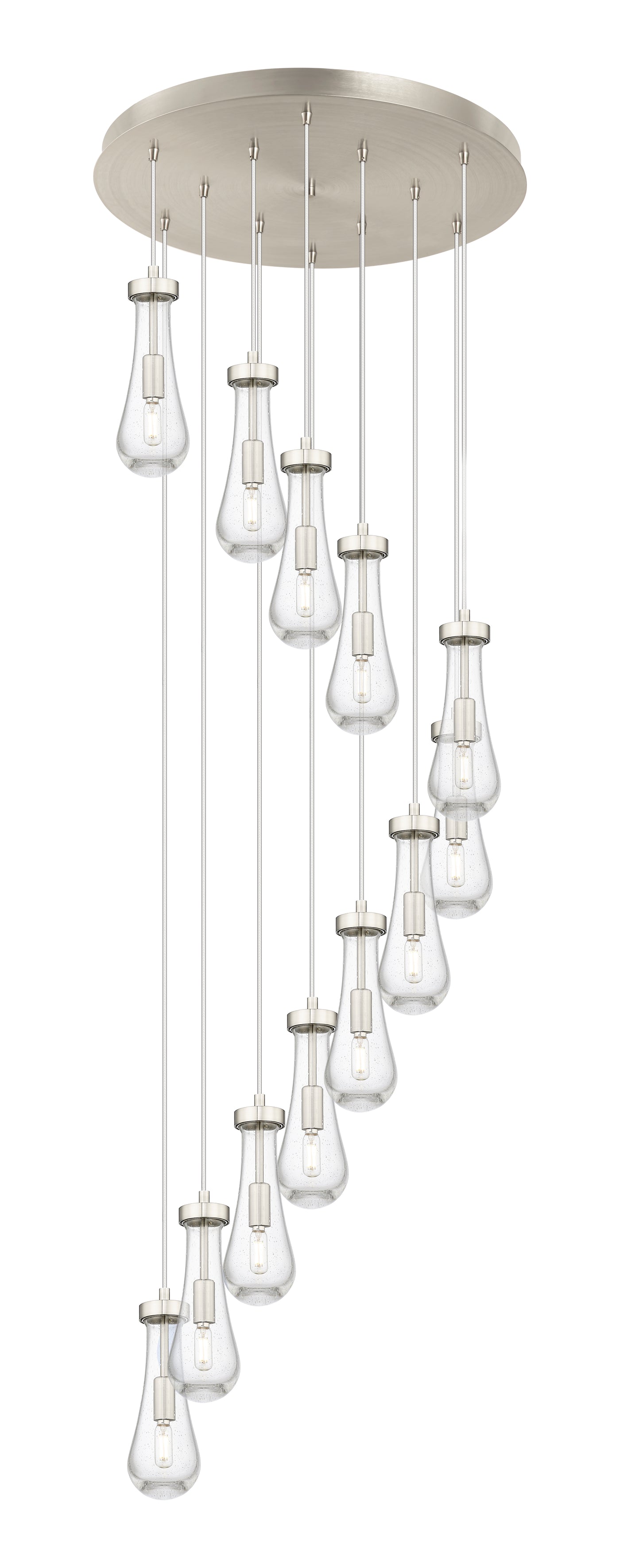 Downtown Urban Multi Pendant Brushed Brass