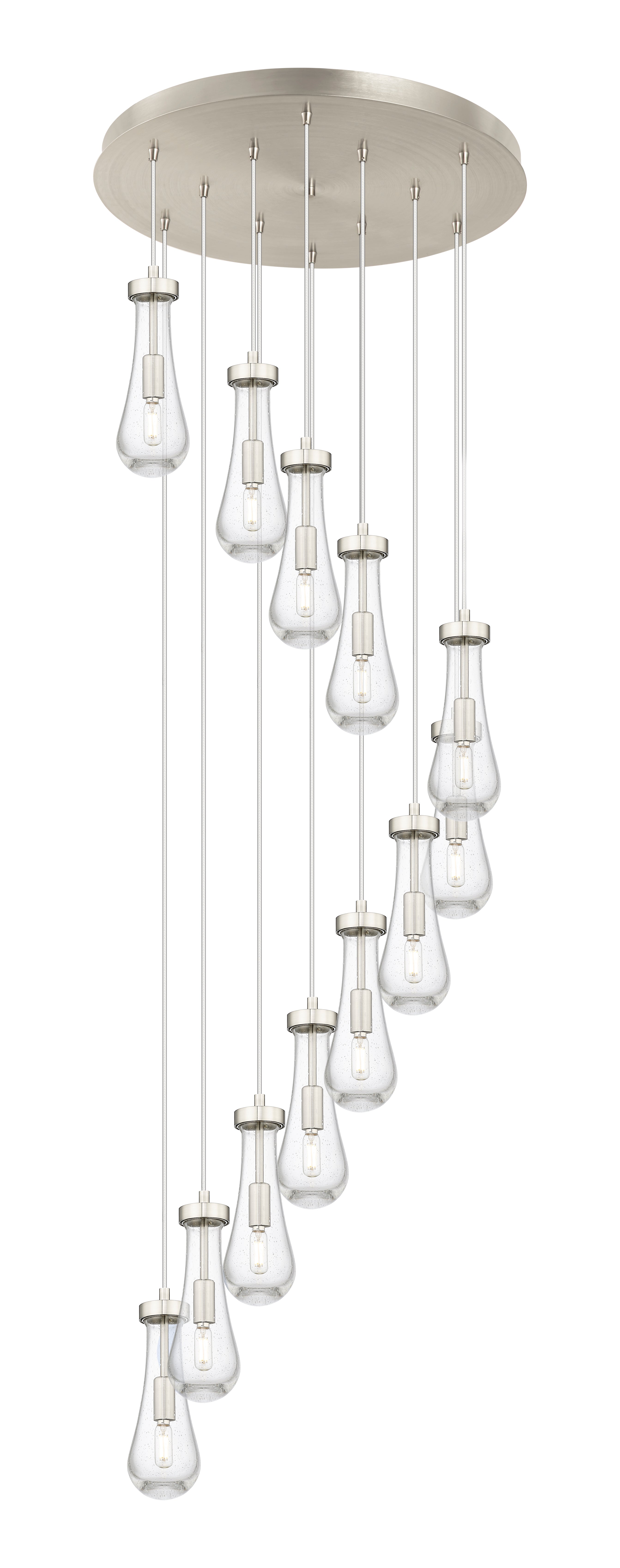 Downtown Urban Multi Pendant Brushed Brass